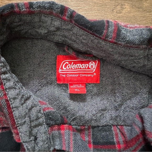 Coleman Red and Gray Flannel Shirt - Picture 2 of 5